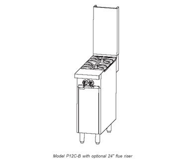 Southbend Platinum Heavy Duty Range 12" - P12N-B