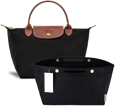 ZTUJO Purse Organizer Insert for le pliage, Compatible with Longchamp Le Pliage Top Handle S/M,Shoul...