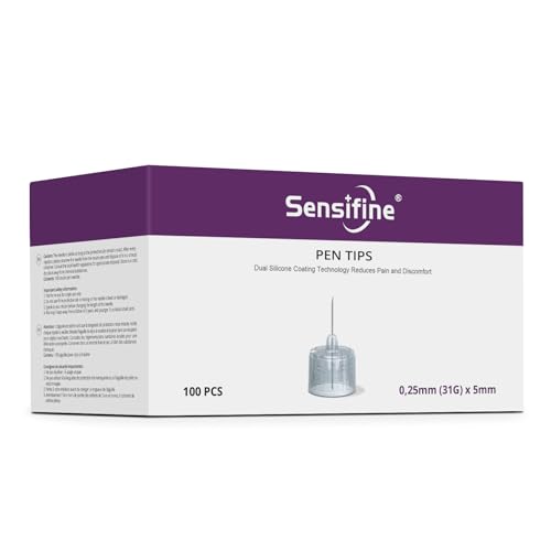 Sensifine Pen Tips 31G x 5mm Box of 100 Universal Compatibility with most Pen Devices