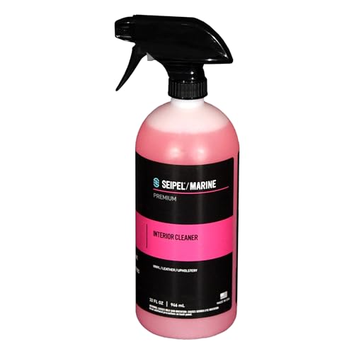 Seipel Marine Premium Interior Boat Cleaner - Removes Dirt, Grime, Body Oils & More - Safe for Carpet, Leather, Vinyl & Rubber - Grapefruit Scent, 32 Fl Oz