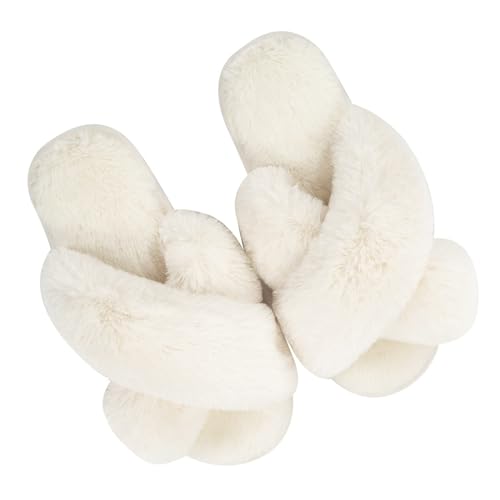 UOQAPRE Women's Slippers Platform Mini Boots Fur Fleece Lined Suede Ankle Snow Boots slippers Anti-Slip Boot For Outdoor