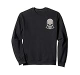 Cooler Alien Totenkopf - Außerirdisch, Alien, Ufo. Cooler Alien Schädel eines Außerirdischen. Perfekt für deinen Grusel Style oder als Geschenkidee für einen Alien Fan.
