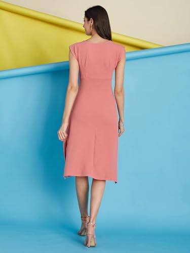 Image of Selvia Women's Lycra Bodycon Knee-Length Dress