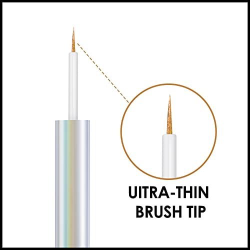 Focallure Chameleon Liquid Eyeliner,Intense Color Shifting Eyeliner Pen,Metallic Multi-Reflective Finish,Waterproof,Smudge-Proof,Ultra-Fine Tip,Phoenix City #TOP6