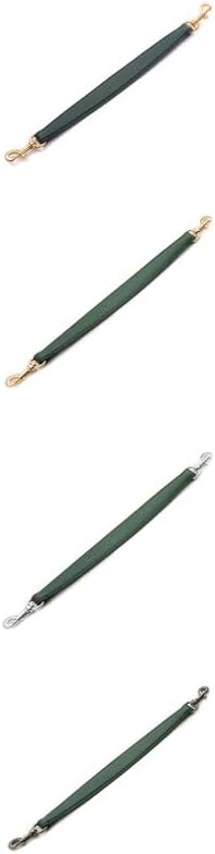 Leather Purse Strap for Shoulder Bag Purse Straps Replacement Straps for Handbags Purse Handles Gold Clasp Green