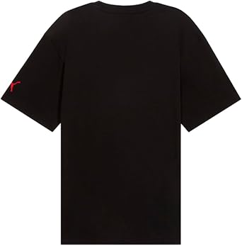 Puma メンズ ビレッジウェア グラフィック クルーネック 半袖 カジュアル トップス カジュアル - ブラック