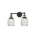 Innovations 208-BAB-G302 2 Light Bathroom Fixture, Black Antique Brass