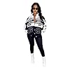 Kafiloe Women Racer Biker Jacket Windbreaker Light... #1