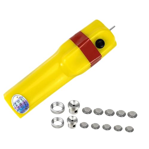 Aosekaa Pool Cue Tip Shaper, Pool Cue Tip Repair Tool, Electric Burnisher, Grinder Repair Rechargeable Portable Sander, Replacement, 10 Shaping Discs