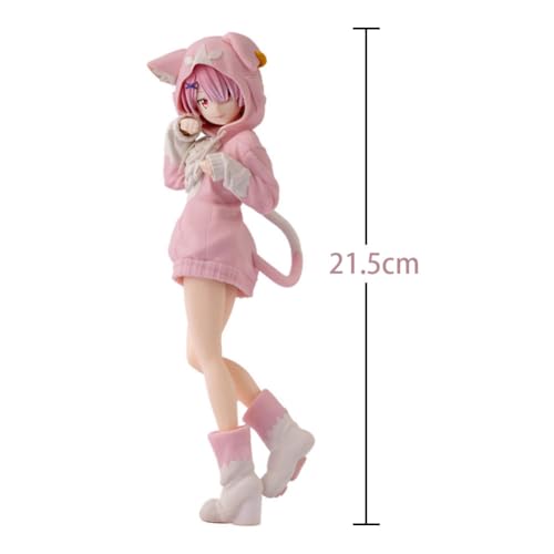 Figura de Anime Rem y Ram 21.5 cm, Modelo Coleccionable miniatura 4
