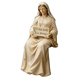 laxreheye Jungfrau Maria Statue - Tischdekoration Aus Harz Sammlerstück | Dekorative Figur Von Maria Mutter | Für Esstisch Vitrine Regal Kirche Wohnzimmer Meditation