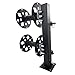 Heavy Duty Double Welding Cable Lead Reel, 10” Reel, 360-degree Swivel Base, Accommodate 150 Feet of 1/0 Cable and 125 Feet of 2/0 Cable