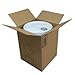 Air Sea Containers | 5 Gallon Drum | Premium Fiberboard Empty Box | Easy Stack and Store Drum Box with Dimension 12-15/16
