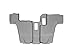 WeatherTech Custom Fit FloorLiners for Mercedes AMG GL 63, AMG GLS 63, GL 63 AMG, GLS-Class, GL-Class - 3rd Row (464013), Grey