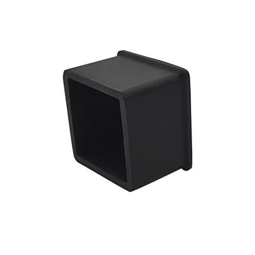 Flyshop Anti-Slip Rubber Leg Tips Furniture Chair Leg Caps Stoppers Floor Protectors Square 1-9/16" X 1-9/16" (40Mm X 40Mm) Black 10Pcs #TOP4