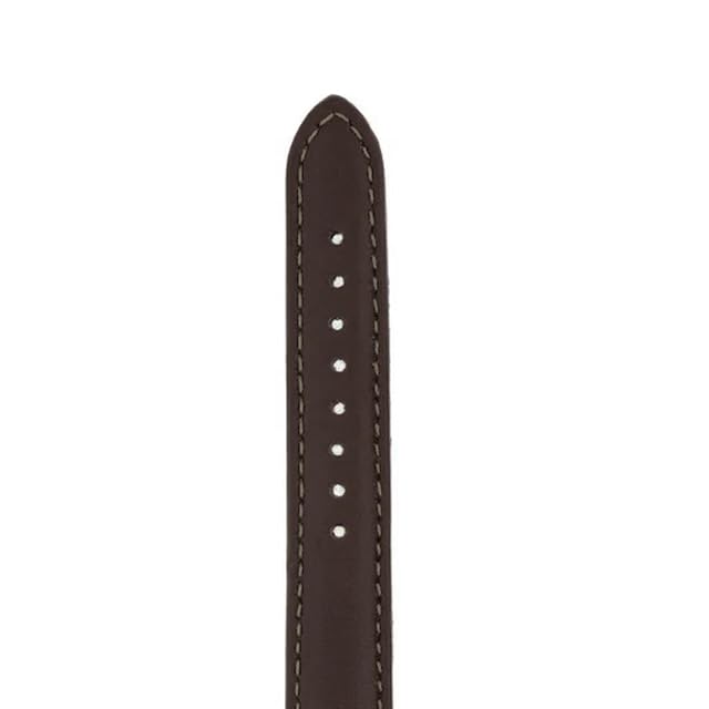 Image of ADAMO 22mm Croco Design Genuine Leather Watch Strap for Men & Boys | Ultra Slim 3mm Thickness Compatible with Tita-n Edge & Similar Watches | Formal & Casual Wear | Silver Buckle | Strap Only