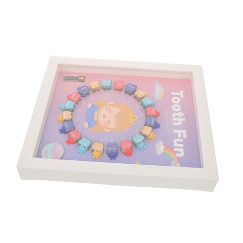 Boîte à dents de lait pour garçon et fille - Coffret souvenir en bois pour premières dents