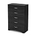 South Shore Step One 5-Drawer Dresser, Gray Oak with Matte Nickel Handles