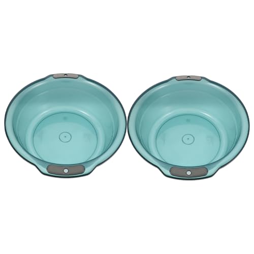 FOMIYES Chic Design Large Foot Soaking Tub Wash Basin Laundry with Dual Handles Plastic Foot Bath Basin for Hand Wash