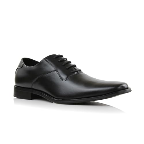 Ferro Aldo Alvin MFA19696 Men's Plain Square-Toe Derby Dress Shoes