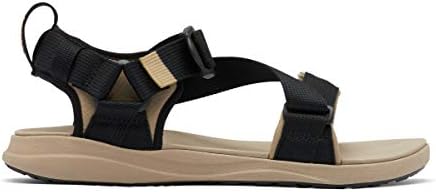 Columbia Men’s Sandal, All Terrain, Velcro Straps, Khaki Ii/Black, 13 | Image 5