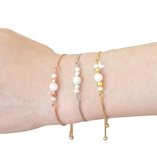 Bracelet fertilité maternité pierre de lune cadeau maman femme enceinte désir grossesse