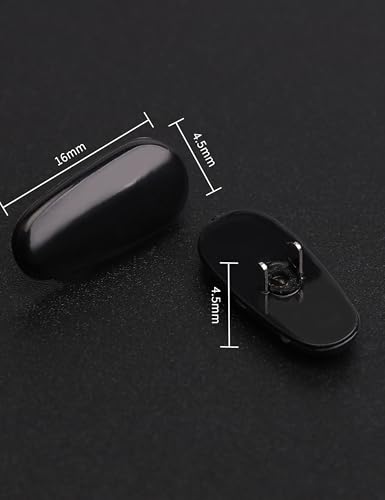 Image of Clear Soft Silicone Replacement Nose Pads for Ray-Ban Aviator RB3025 /RB3026 /RB3030 /RB3211 /RB3362 /RB3445 /RB4175