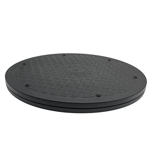 CCHAMP Turntable Lazy Susan de 25 cm, Placa giratoria para TV/Monitor, Plataforma giratoria de 360 Grados, Base giratoria TV, Plataforma giratoria, Soporte para Monitor de PC Plantas bonsái