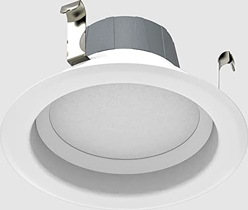 RAB R4R89FA120WS 4 inches Recessed Retrofit, CCT Field Adjustable (2700K/3000K/3500K/4000K/5000K) (Smooth), White