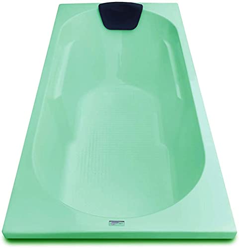 Image of MADONNA Divine Acrylic 5.5 feet Rectangular Bathtub (with Headrest) Green