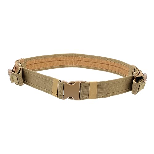 OHPHCALL 045 Waist Belt for Outdoor Activities Style Mountaineering & Hunting Belt Mud Color Heavy Duty Construction for Adventure & Use