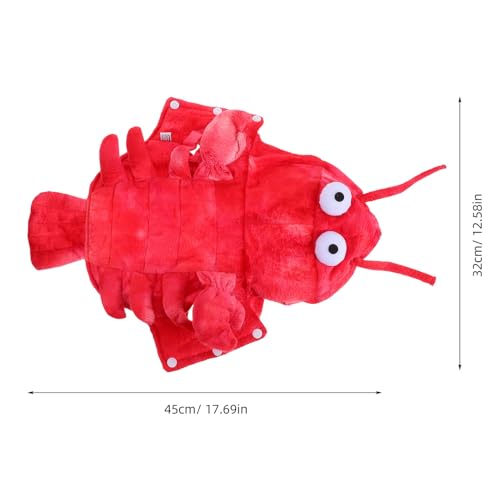 Disfraz de langosta para perro talla XS miniatura 2