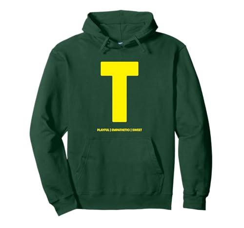 Chipmunks T for Theodore Letter Print Halloween Costume Pullover Hoodie