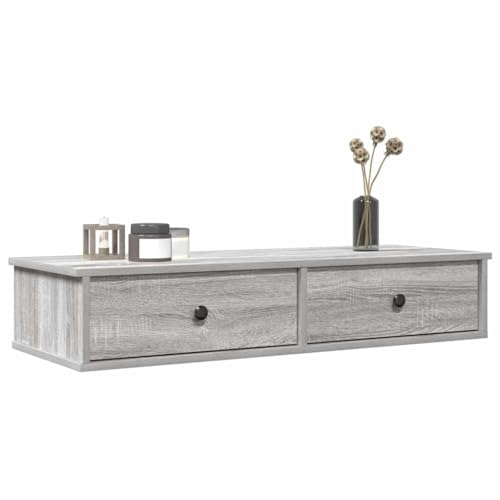 Étagère murale à tiroirs gris Sonoma pour résoudre le manque de rangement dans le salon