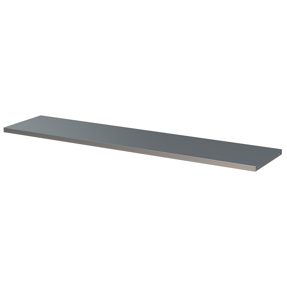 SOGI Piano di Lavoro in Acciaio Inox per Arredo Officina ARR-TOP-A-L - Sistema Modulare ARR-OFF - 2040x466x36 mm - Portata 600 kg
