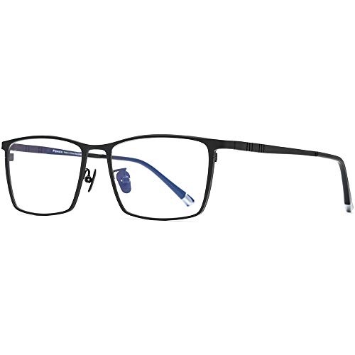 Image of FONEX Titanium Glasses Frame for Men,Square Eyewear Full Optical Eyeglasses F85641