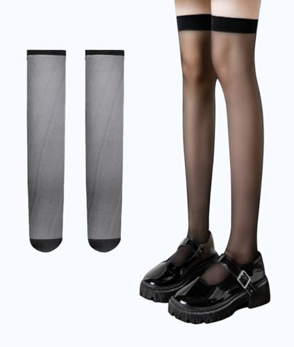Women's Knee Highs Sheer Knee High Nylons for Women 3 Pairs3