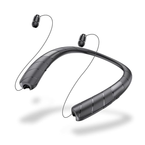 ForFuego Retractable Neckband Bluetooth Headphones