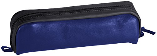 クレールフォンテーヌ バイカラーペンシルケース スクエア ブルー&ブラック cf8396