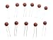104 Capacitor, 104 Ceramic Capacitor, 0.1uF Capacitor, 0.1uF Ceramic Capacitor, 100nF Capacitor, 100nF Ceramic Capacitor, 104K, 50A, 20pcs