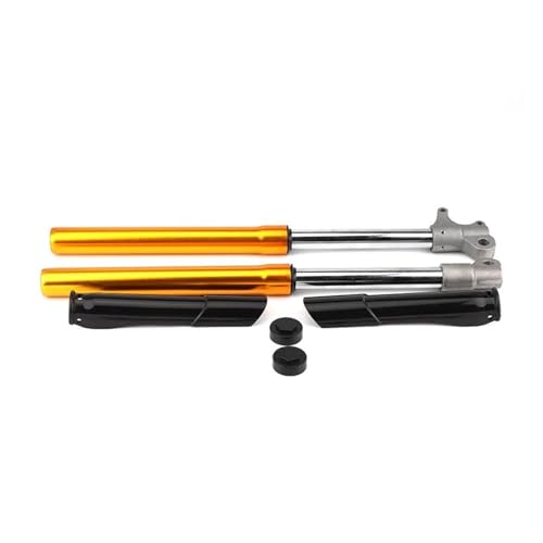 Motorrad-Vorderradgabel 550 Mm – Upside-Down-Stoßdämpfer Für 47ccm/49ccm 2-Takt Mini-Moto Pocket Bike Dirt Pit & Motocross Ersatzteil(Gold)