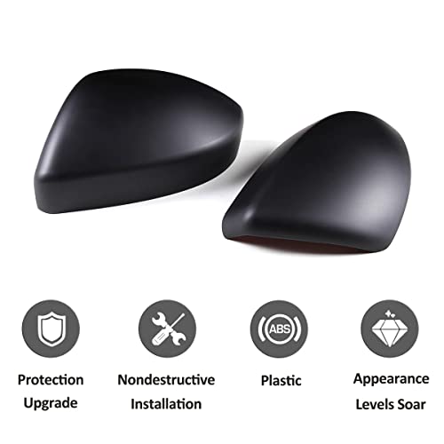 Car Side Rearview Mirror Cover Trim For Lr Discovery Sport /Rangerover Velar/Evoque Side Wing Mirror Cap For Jaguar F-Pace X761 2017-2021 #TOP6