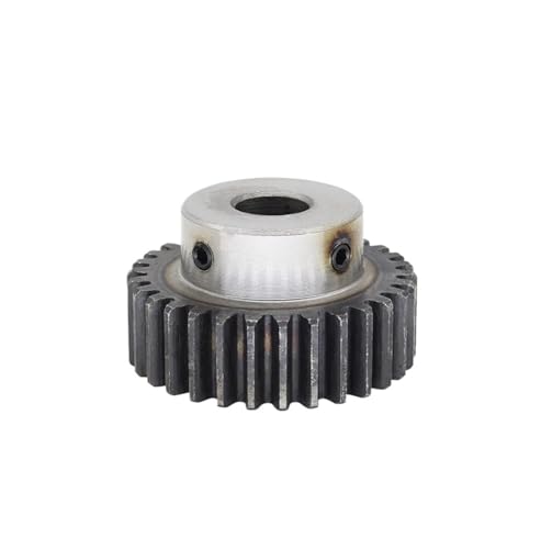 Engrenage droit 1.5M30T en acier doux durable à alésage multiple pour axe moteur