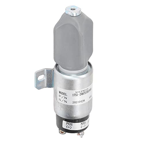 Shut Off Solenoid, 24V Precise Interference Prevention Shutoff Solenoid Valve 1751-2467Uibis5A For S6K Engine #TOP3