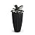 Mayne Inc. Sedona 28in Tall Planter - Black - 16in Dia x 28in H - with 6.6 Gallon Built-in Water Reservoir (2832-B)