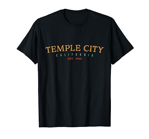 Ciudad natal de Temple City California CA Camiseta