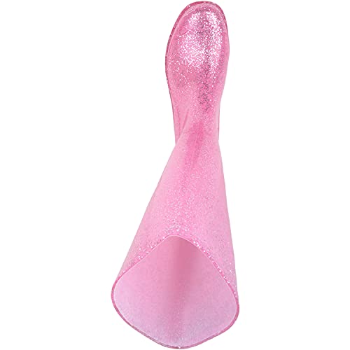 Absolute Footwear Womens Slip On Waterproof Sparkly Glitter Winter Rain Welly Wellington Boots - Image 6