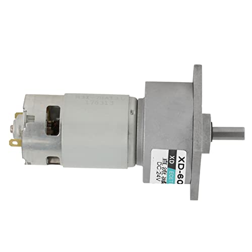 Motor De Engrenagem, DC 12V/24V 35W Mini Motor De Engrenagem DC Metal Velocidade Ajustável Grande Mo