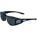 Global Vision Safety Fit Over Glasses (Black Frame/Smoke Lens)