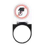 HEMOTON Schutzabdeckung für Computer Geeignet für Aufzüge und Geschirrspüler mit 41mm Lochdurchmesser aus Kunststoff ein Ausschalter zur Verhinderung Versehentlichen Drückens